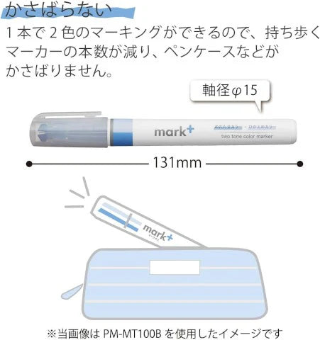 Mark+ Dual Tone Highlighters (set of 5)