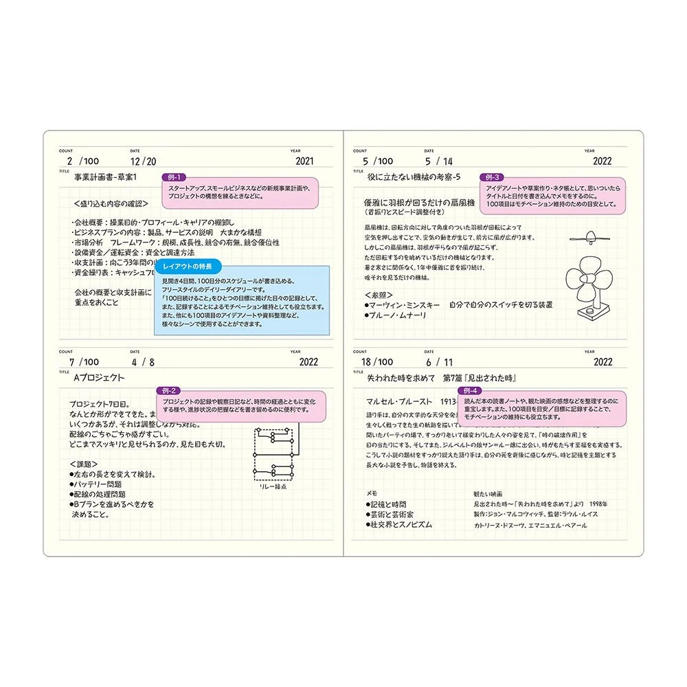 Style Undated Planner Notebooks