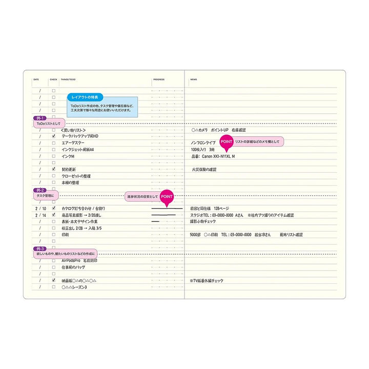Style Undated Planner Notebooks