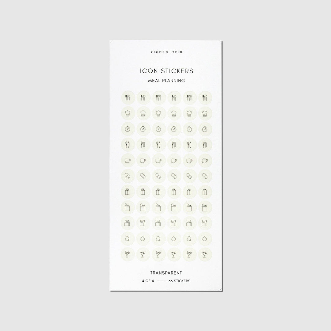 Healthy Planning Sticker Set