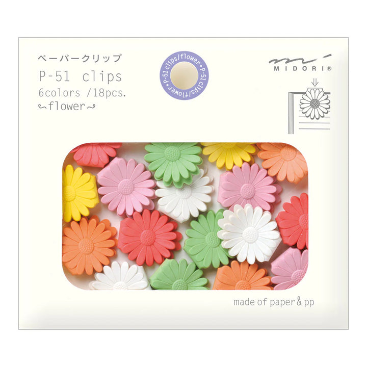 Cat / Flower Paper Clips