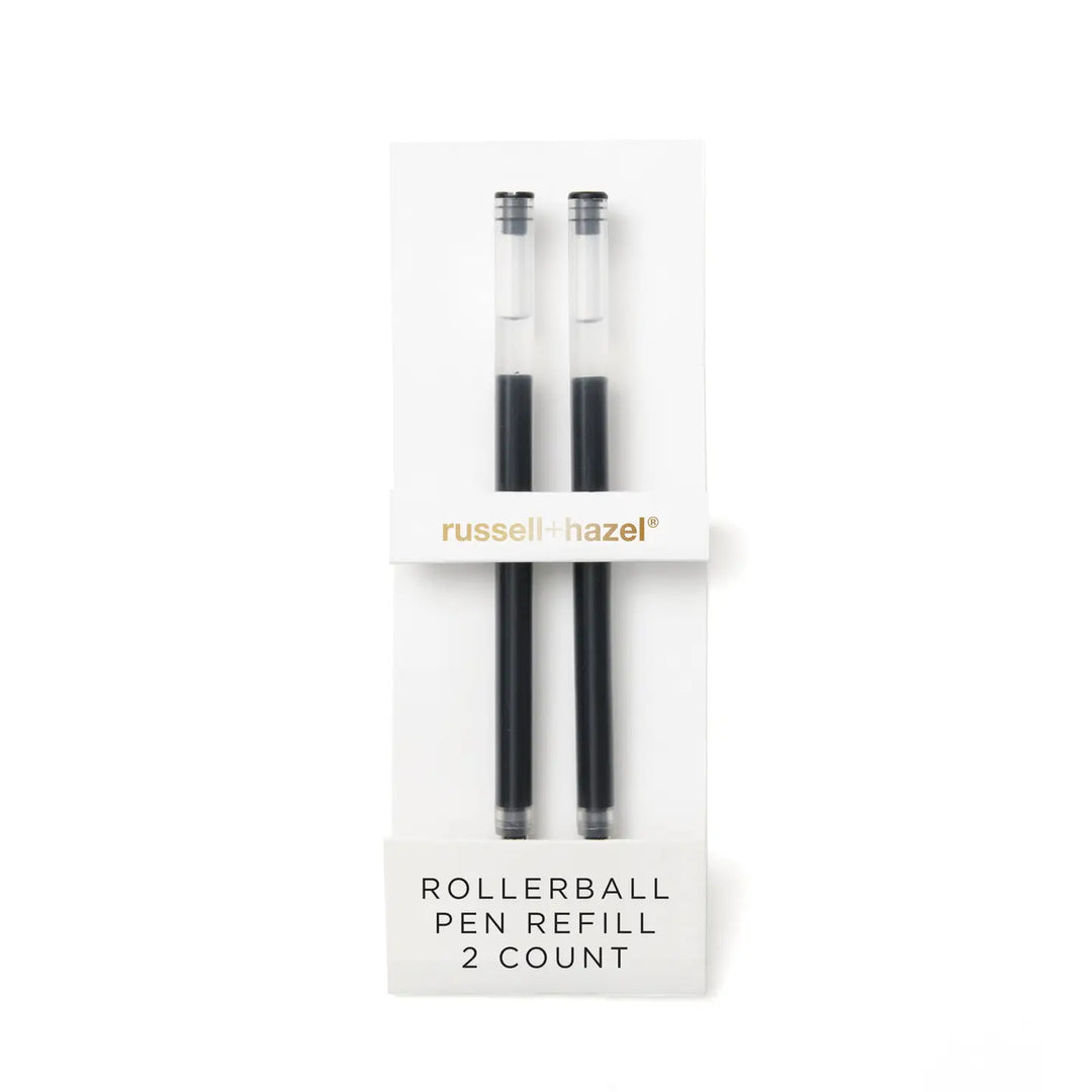 Rollerball Pen Refill - Black Ink, Pack of 2