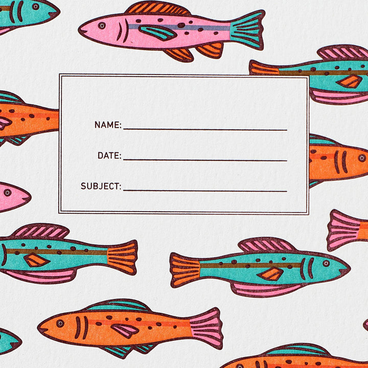 Standard Notebook - Colorful Fish