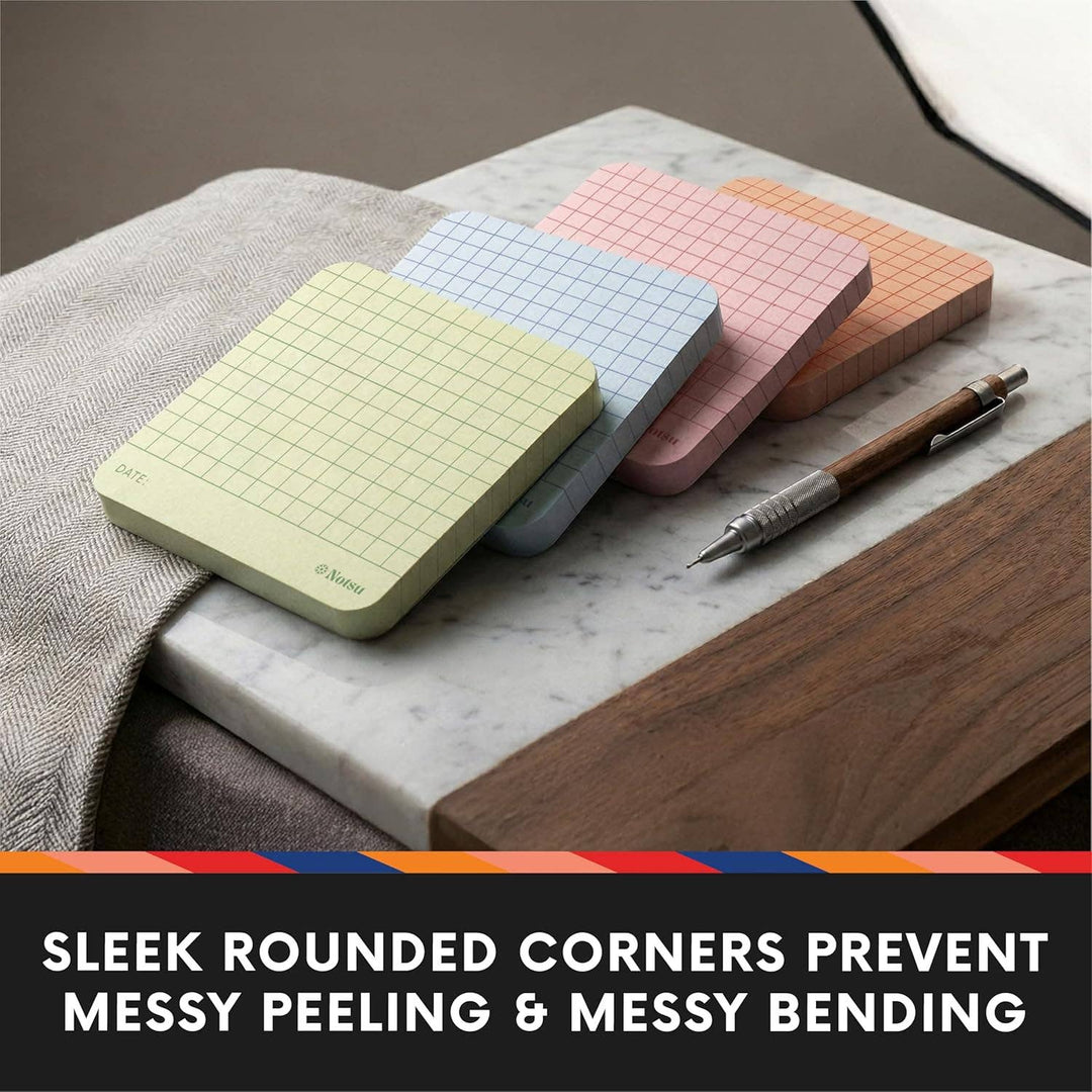Graph Grid Sticky Notes / 4pk
