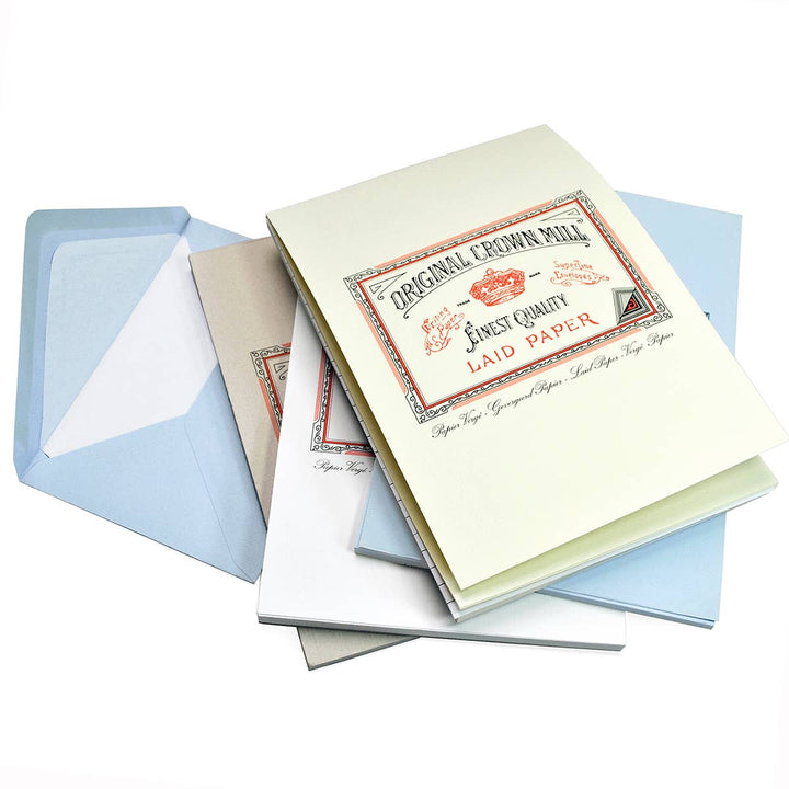 Classic Laid Writing Collection – A4 Paper & Matching Envelopes