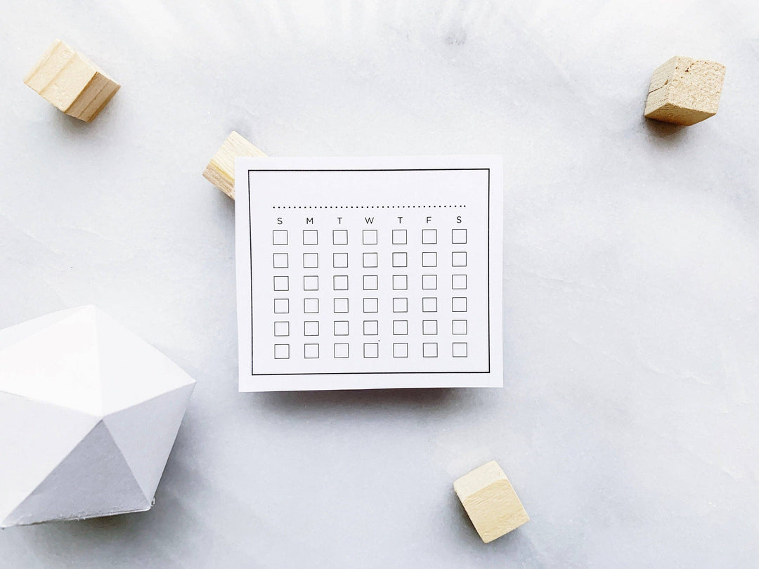 Rectangle Month Habit Tracker