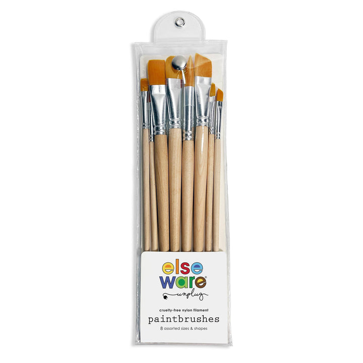 Paintbrush Set w/ Button Closure