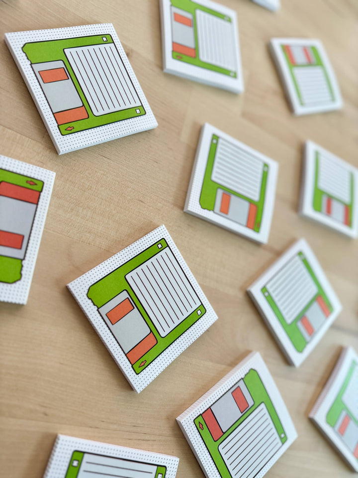 Floppy Disk Retro Sticky Note