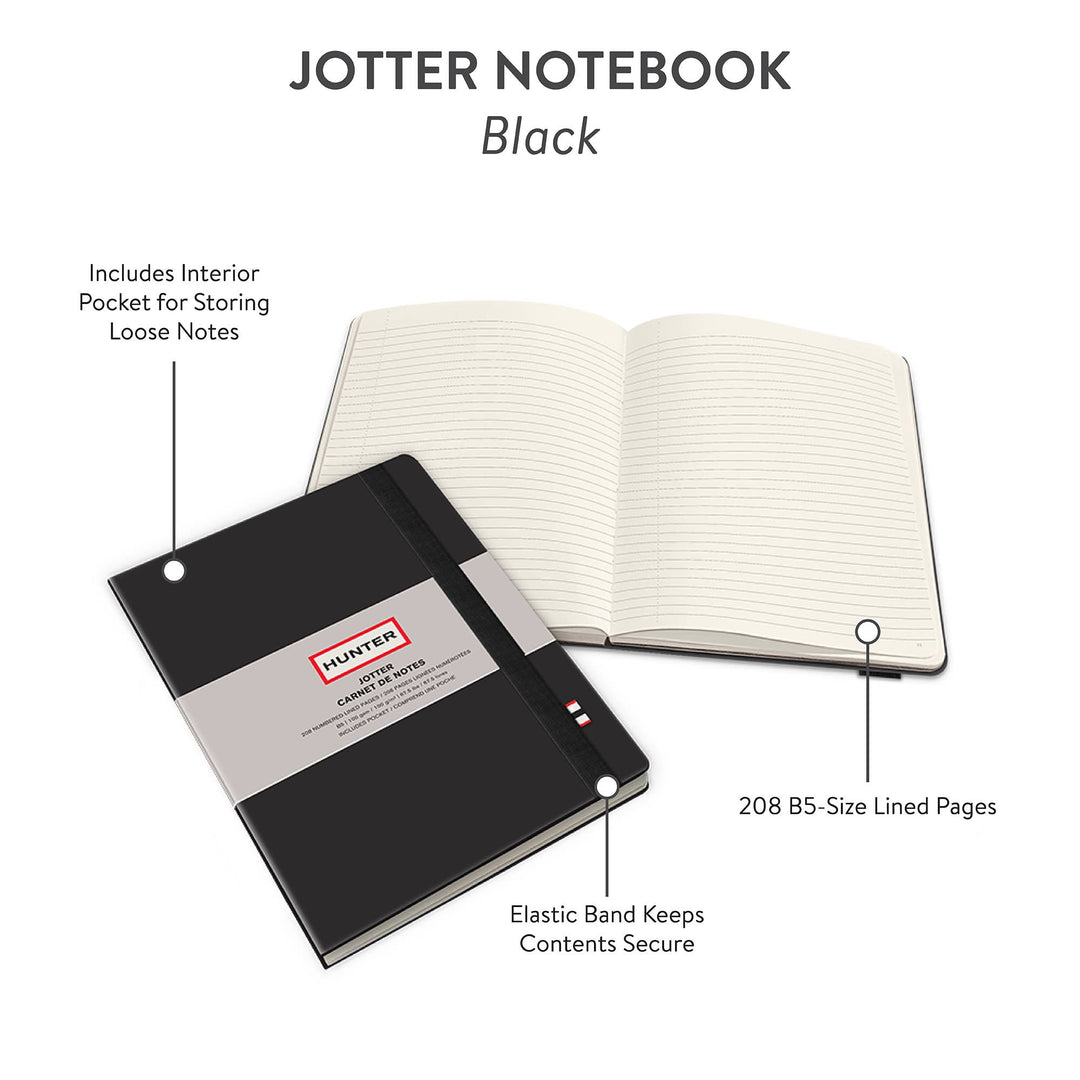Jotter Black (Lined) Hunter