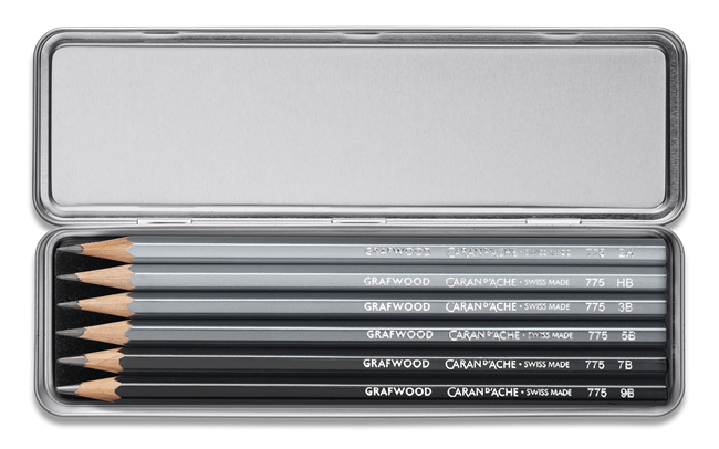 Graphite Line: 6 Graphite Pencils