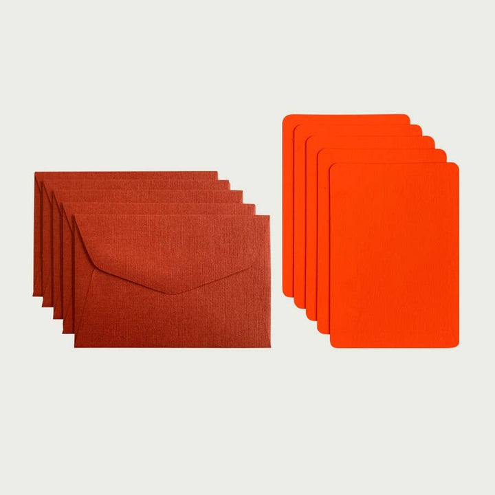 Mini Cards & Envelopes, Set of 5