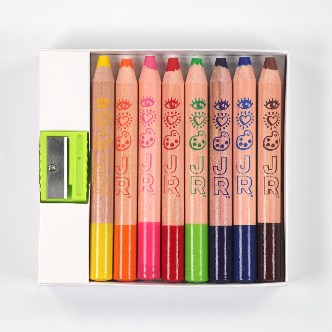 8 Chubby Watercolor Pencils