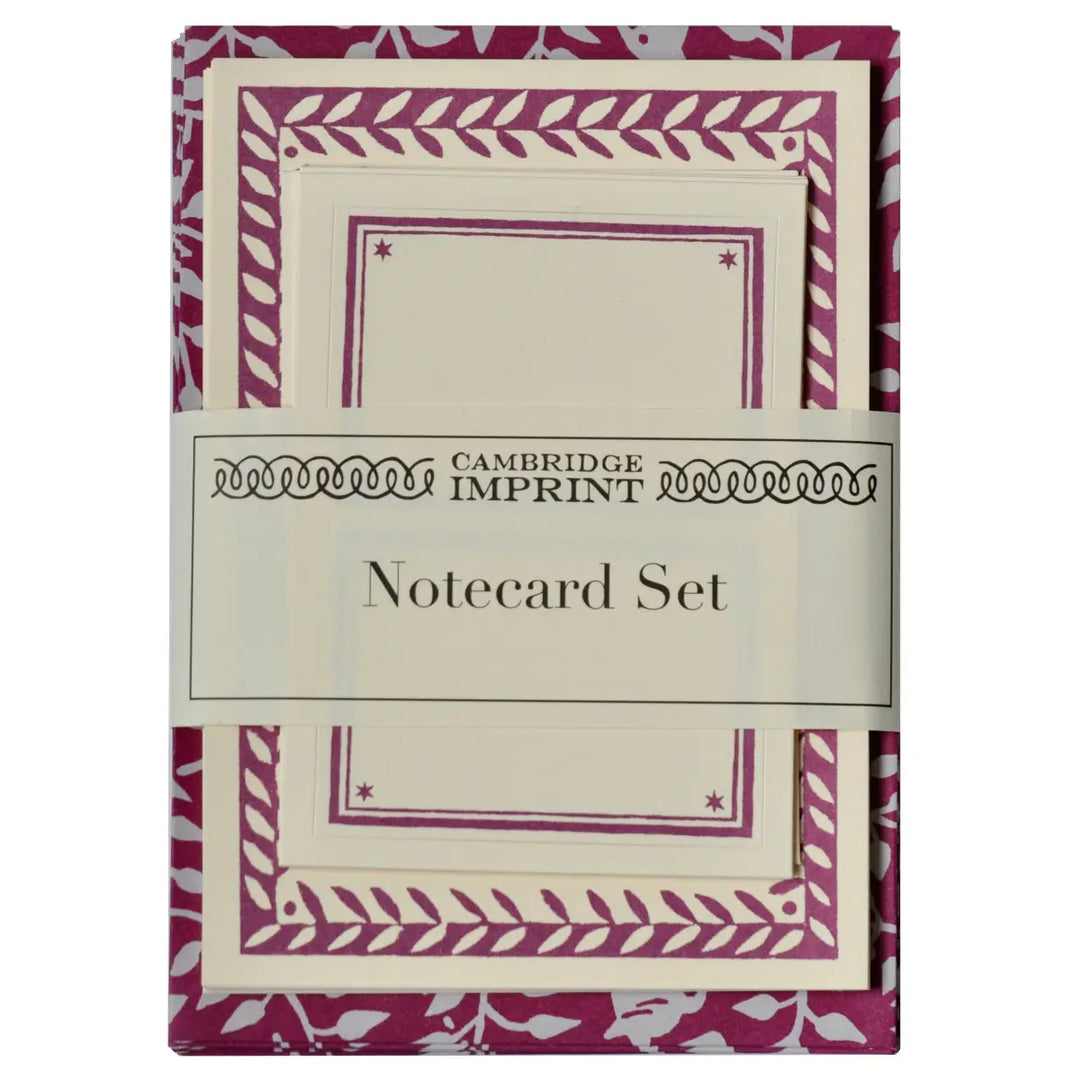 Set of Notecards and Envelopes with Labels