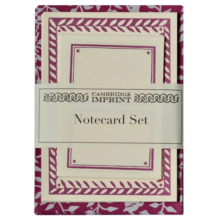 Set of Notecards and Envelopes with Labels