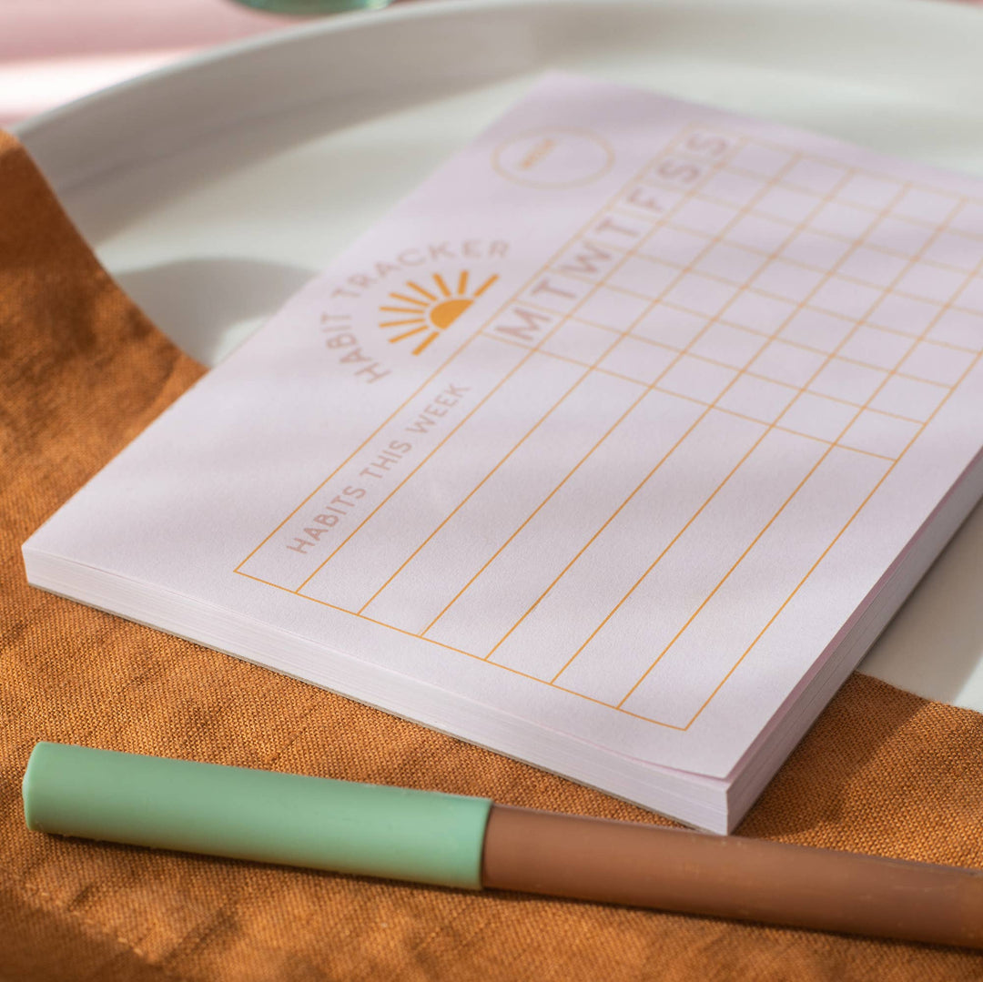 Weekly Habit Tracker Pad | A6