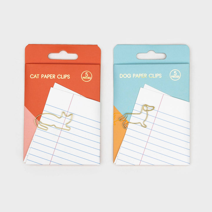 Cat & Dog Paper Clips