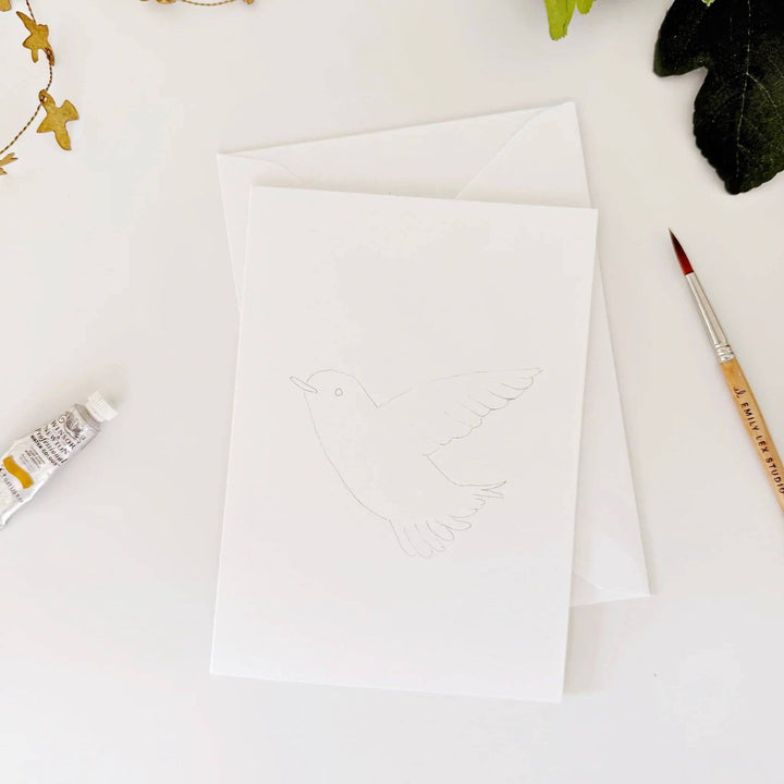 Paintable Watercolor Notecard Set