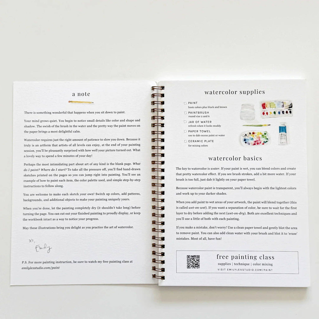 Watercolor workbook