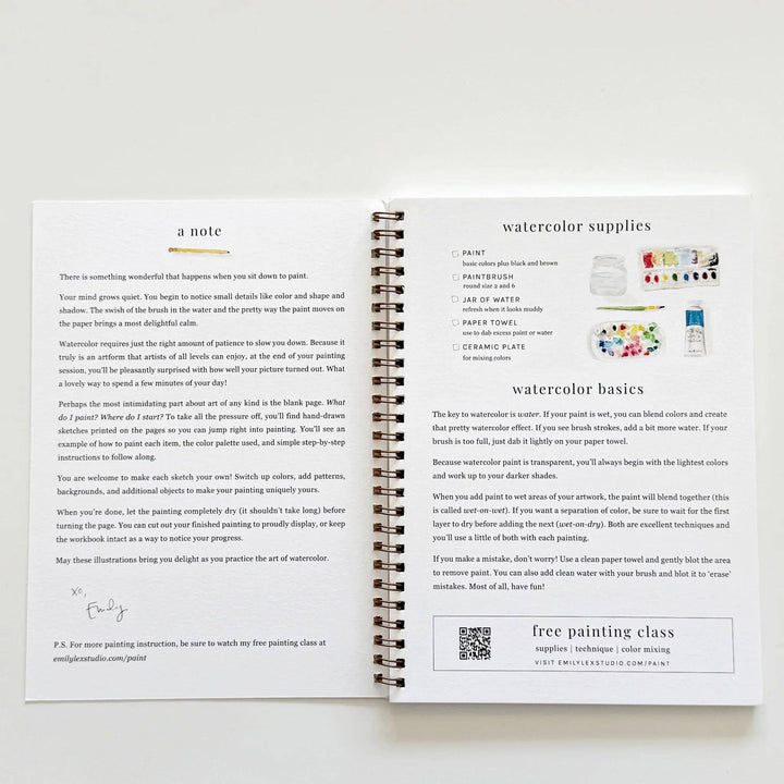Watercolor workbook