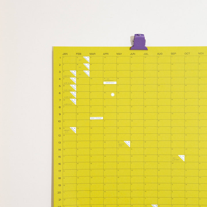 2026 Yearly Wall Calendar