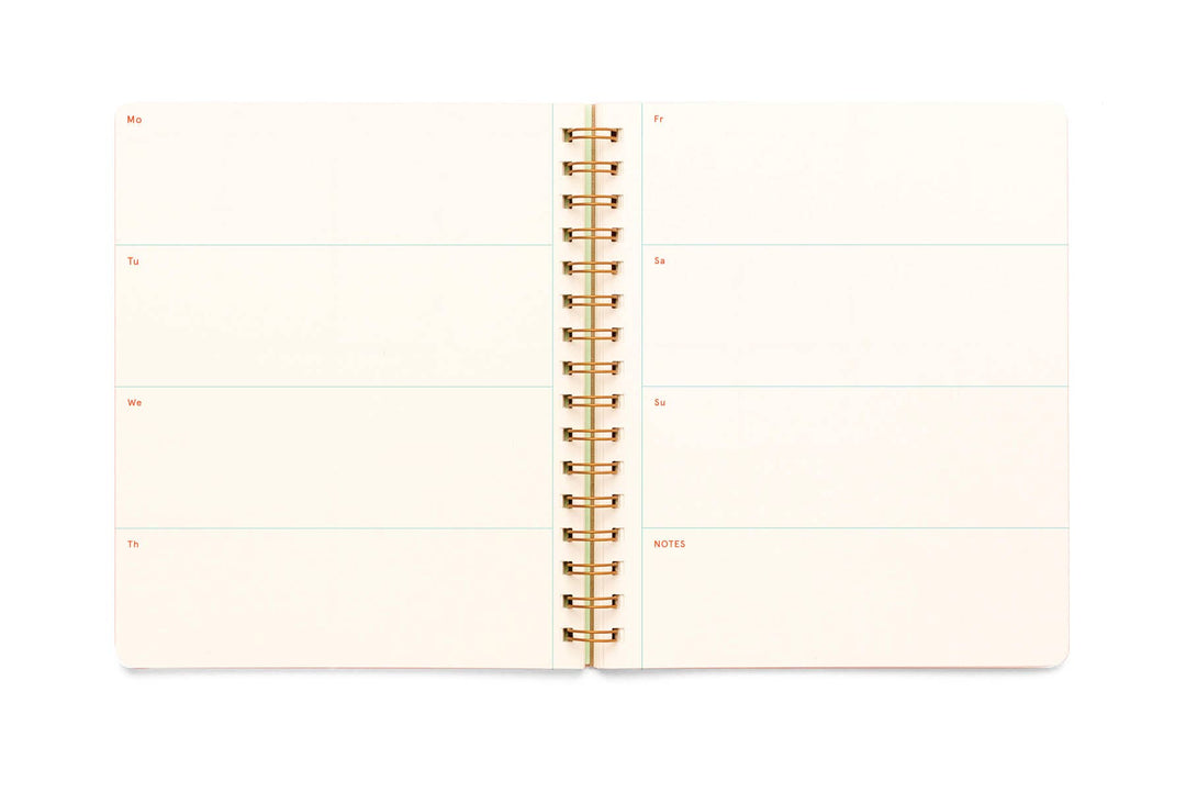 Undated Kraft Planner