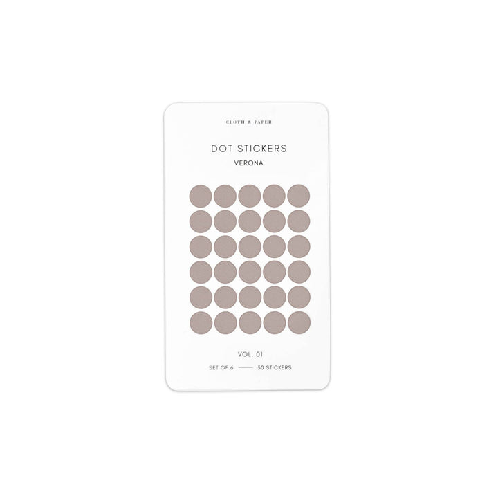 Mini Shape Sticker Set | Transparent