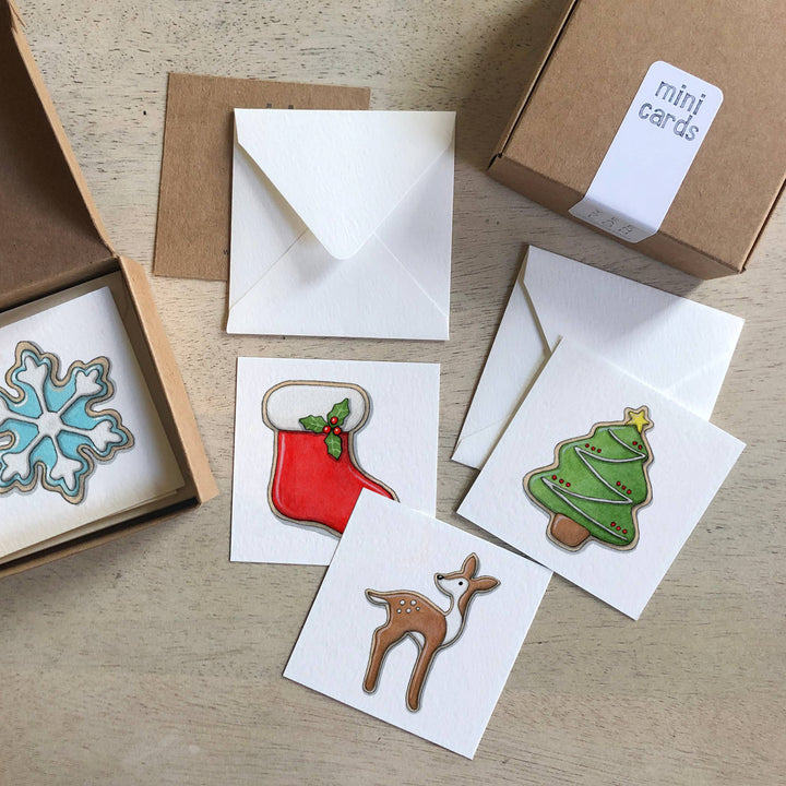 Mini Cards Set - Christmas Cookies