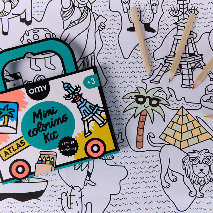 Mini Pocket Coloring Atlas