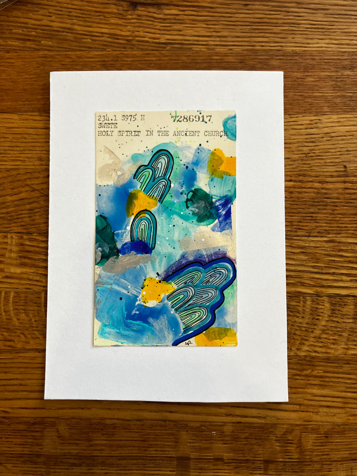 Abstract Art - Library Book Card