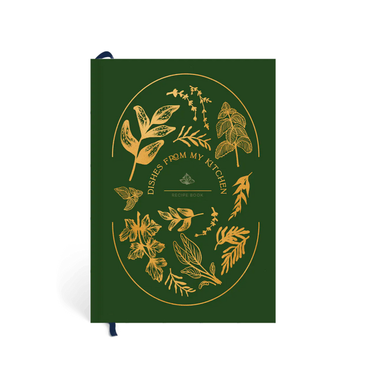 Foiled Hardcover Guided Recipe Journal