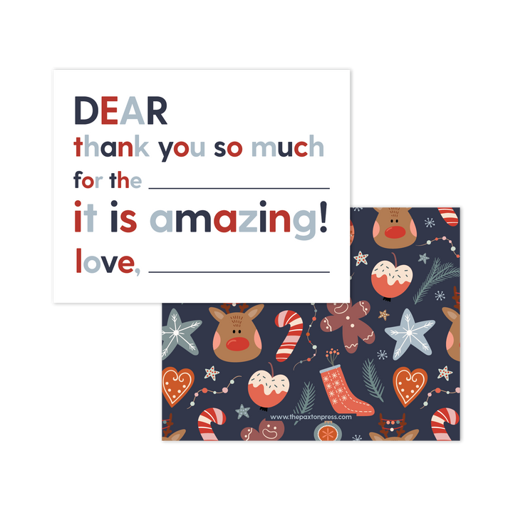 Kids Fill-in-the-blank Thank You Cards