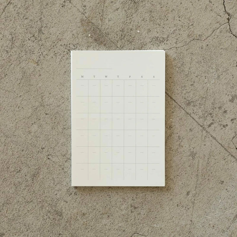 Monthly Undated Sticky Note