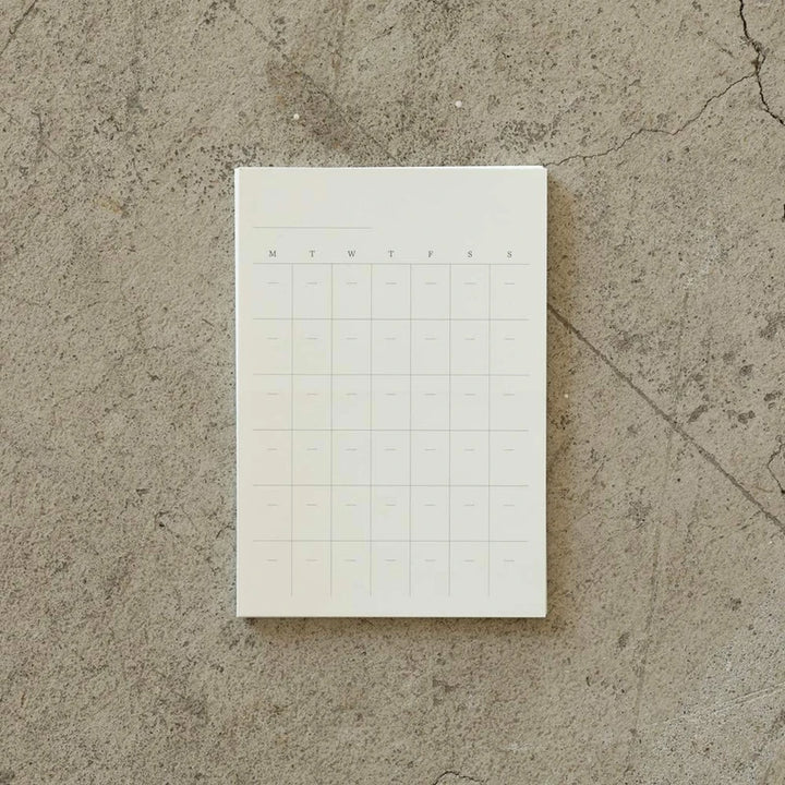 Monthly Undated Sticky Note