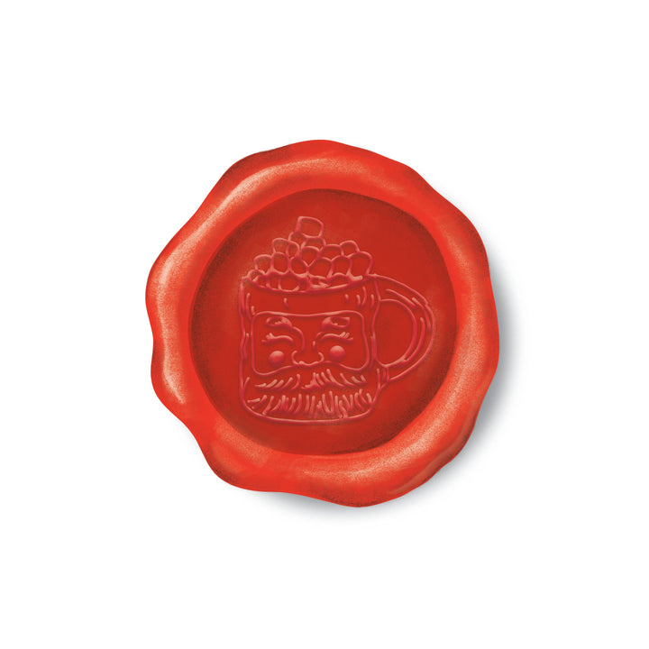 Holiday Paper Wax Seal Stickers