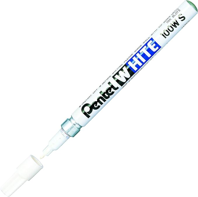 100w Fine Tipped White Marker