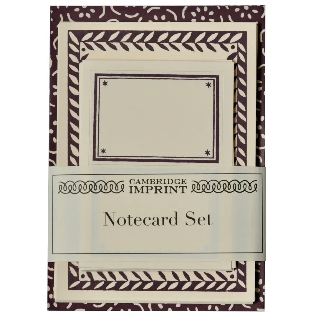 Set of Notecards and Envelopes with Labels