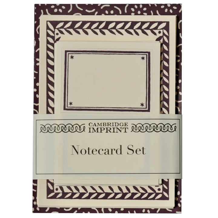 Set of Notecards and Envelopes with Labels