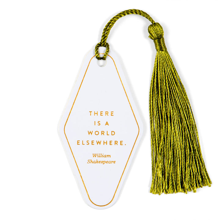 There Is A World Faux Leather Bookmark