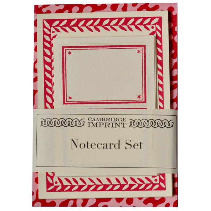 Set of Notecards and Envelopes with Labels