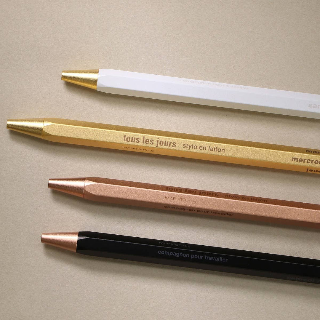 Gel Brass Ballpoint Pen