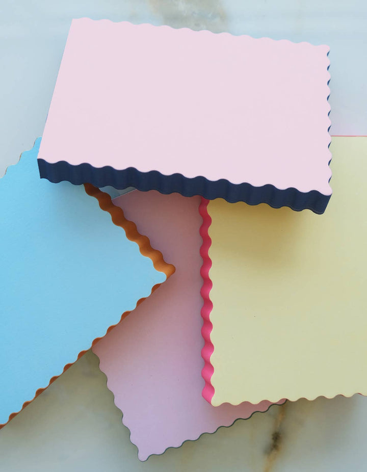 Mini Wave Shaped Notepad