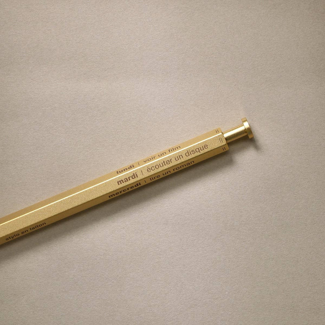Gel Brass Ballpoint Pen
