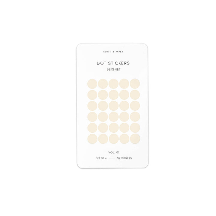 Mini Shape Sticker Set | Transparent