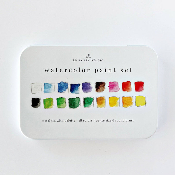 Watercolor Tin (18 Color Set)