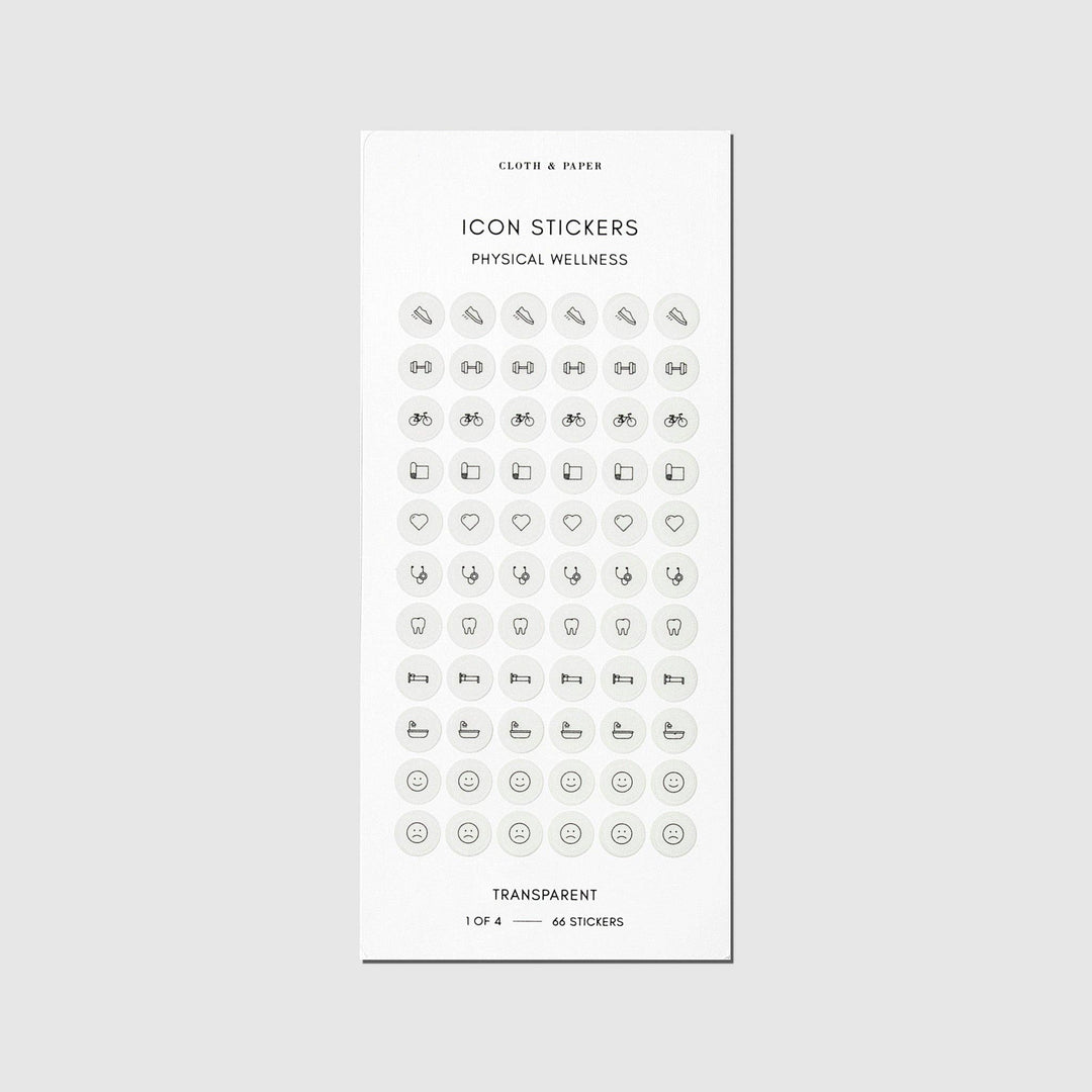 Healthy Planning Sticker Set