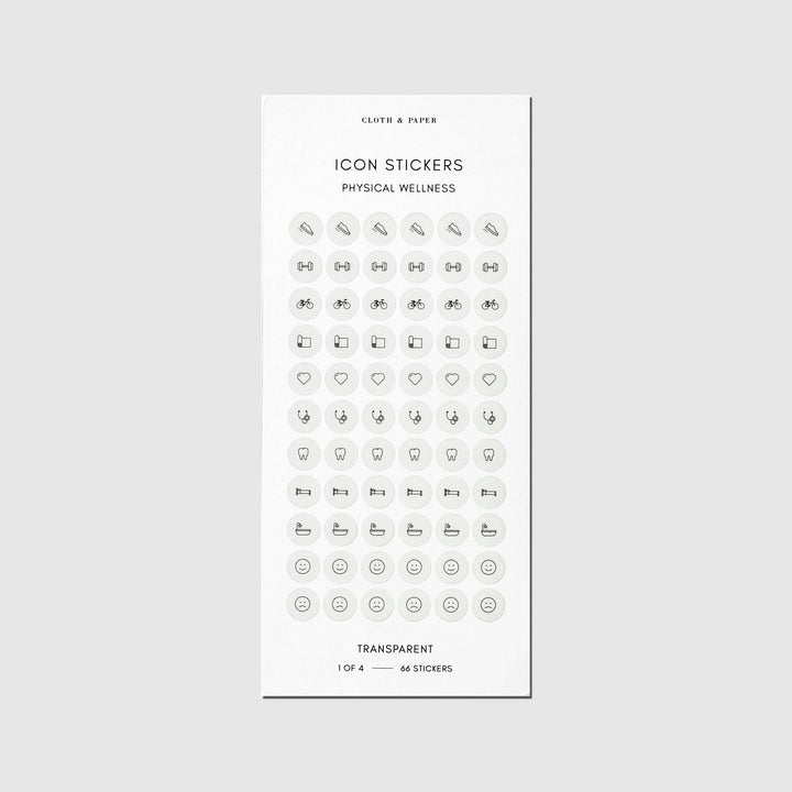 Healthy Planning Sticker Set