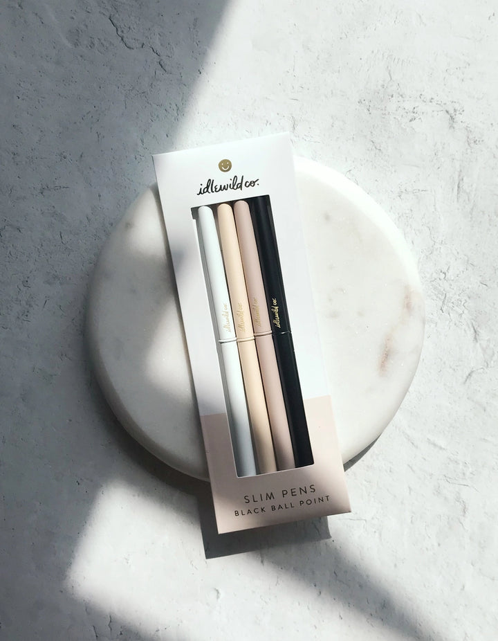 Slim Duo Colored Pens - Set of Four