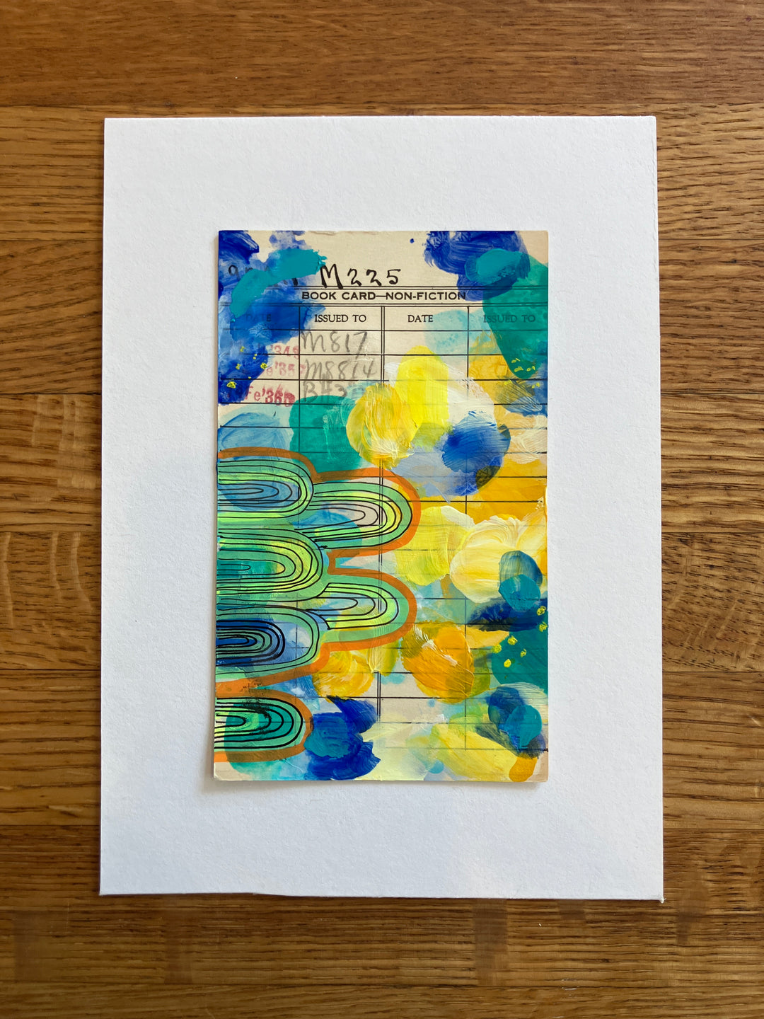 Abstract Art - Library Book Card
