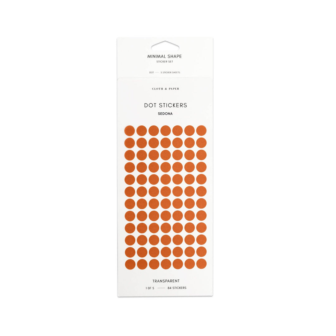 Transparent Dot Sticker Set