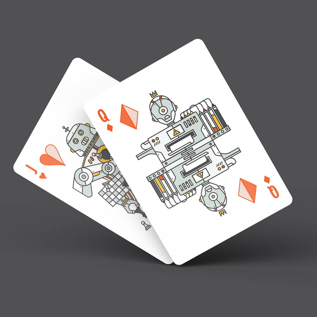 Deck of Robots Playing Cards
